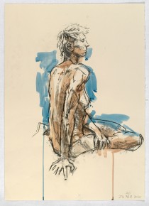 28.03.15 / 59.5 x 42.0 cm / gouache, charcoal