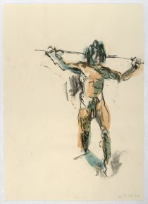 14.06.14 / 84.0 x 59.5 cm / gouache, charcoal