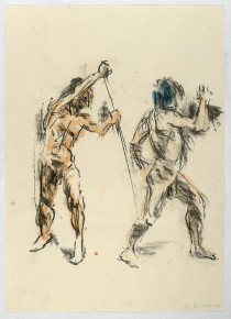 14.06.14 / 84.0 x 59.5 cm / gouache, charcoal