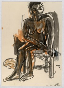 30.06.12 / 59.5 x 42.0 cm / charcoal, gouache, indian ink