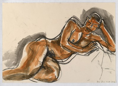 30.06.12 / 42.0 x 59.5 cm / charcoal, gouache, indian ink