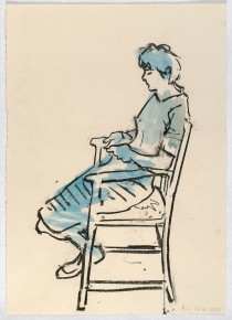 18.04.15 / 59.5 x 42.0 cm / gouache, charcoal