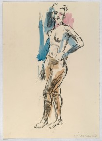 28.03.15 / 59.5 x 42.0 cm / gouache, charcoal