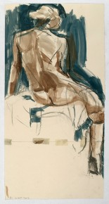 06.10.12 / 84 x 42 cm / gouache, charcoal